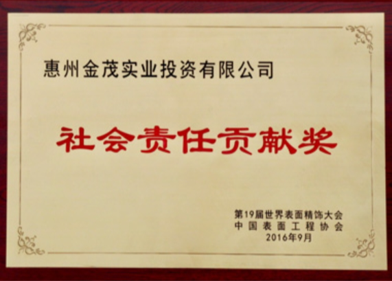 社會(huì)責(zé)任貢獻(xiàn)獎(jiǎng)